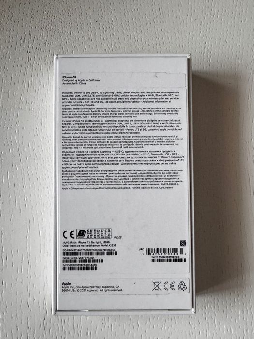 iPhone 13 alb, 128G