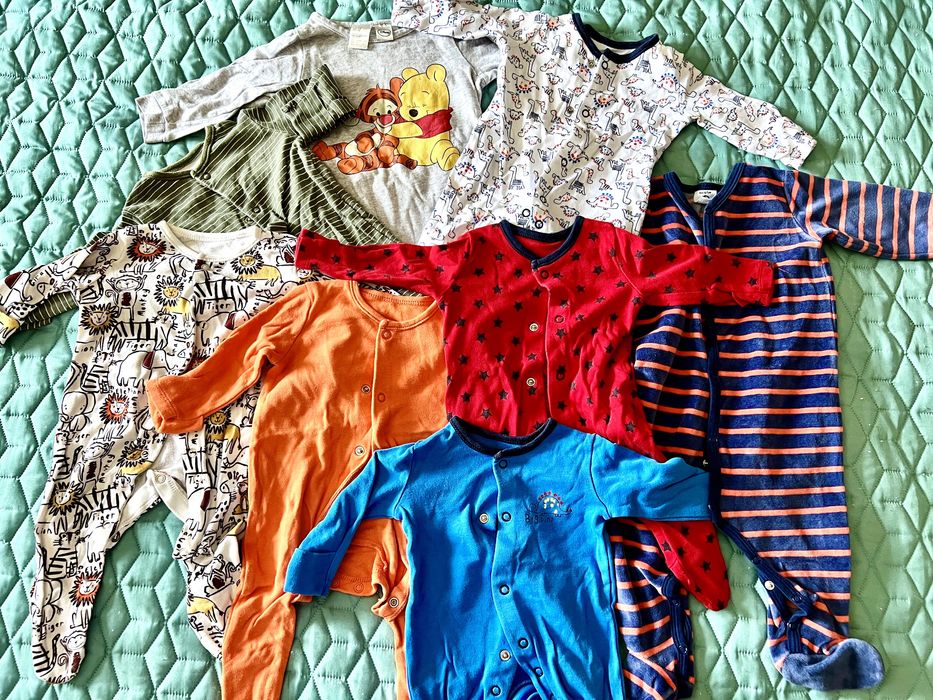 Бебешки дрехи за момче, размер 0 - 3 месеца