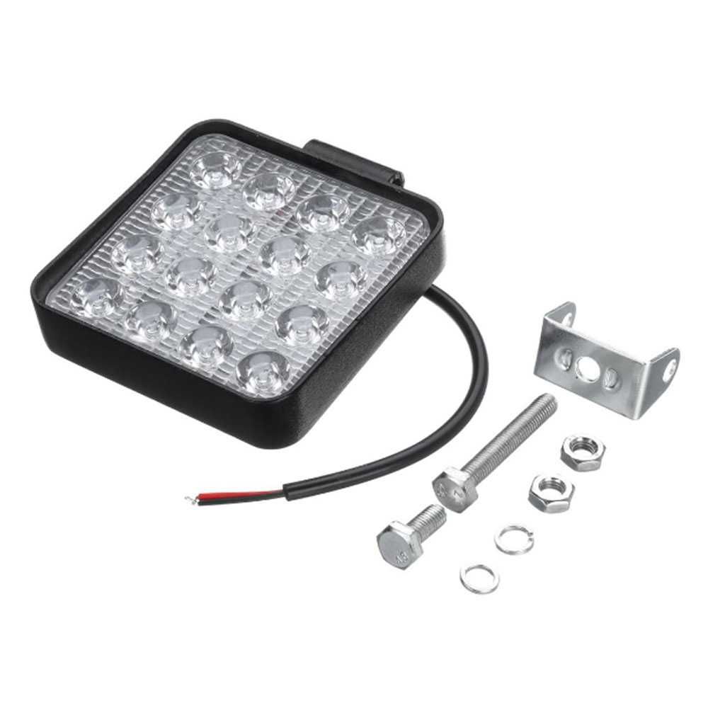 Flood LED диоден халоген фар, задна светлина, 12-24V, 48W