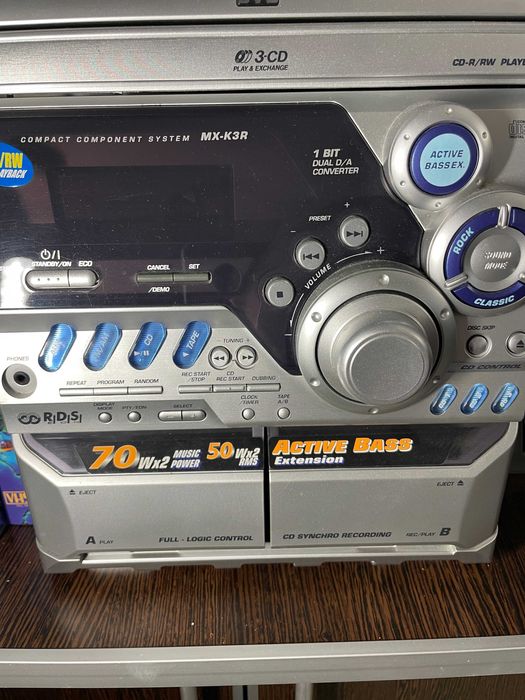 Combina JVC MXK3R DUBLU CASETA REC 3CD radio 2boxe proiector nuSAMSUNG