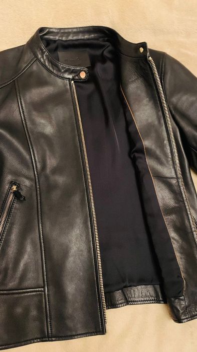 Продам кожаную куртку Massimo Dutti