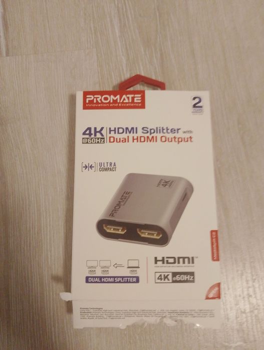HDMI Spitter 4K 60Hz Dual HDMI Output