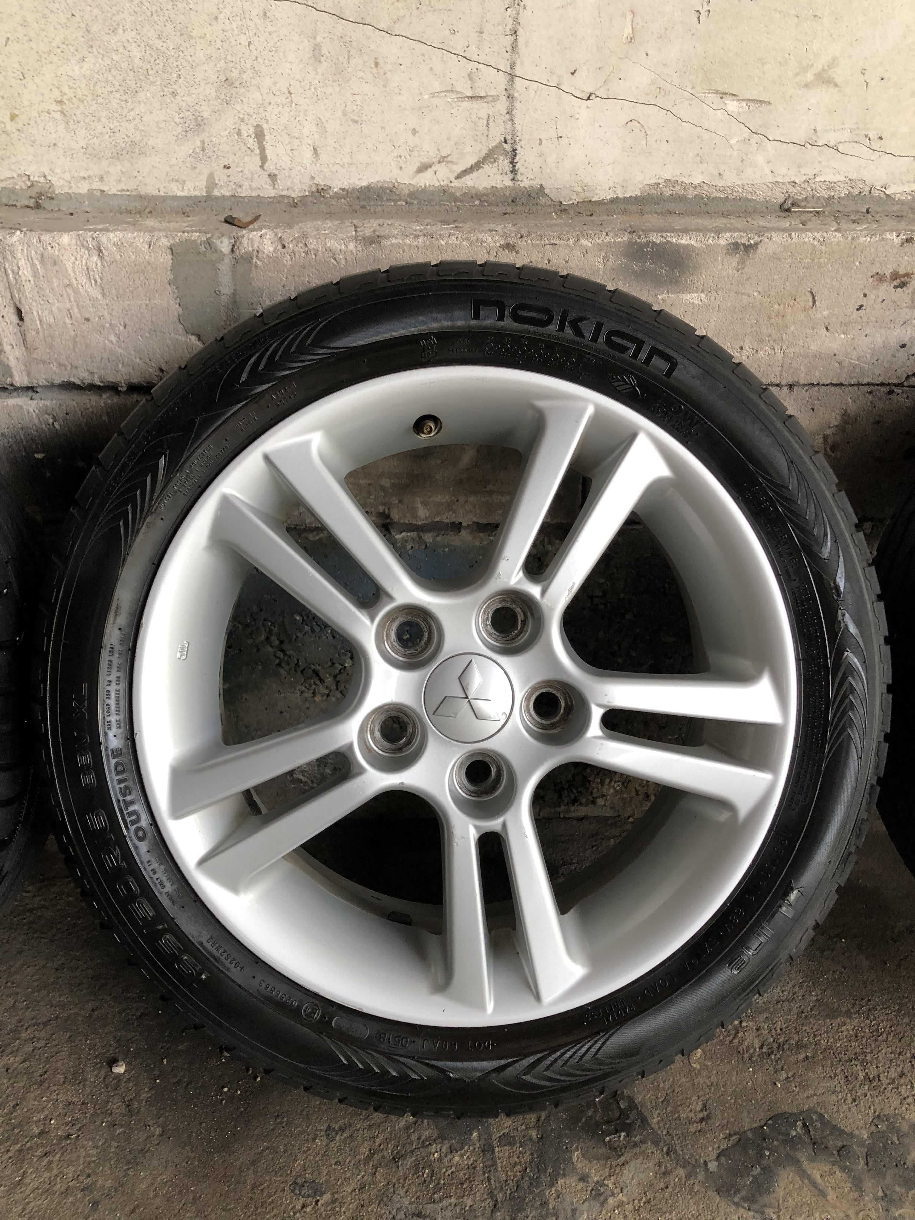 4 броя джанти за Mitsubishi с летни гуми 195/50/R16