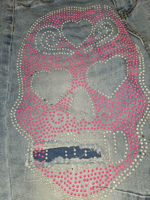 Vand blugi de dama S cu craniu