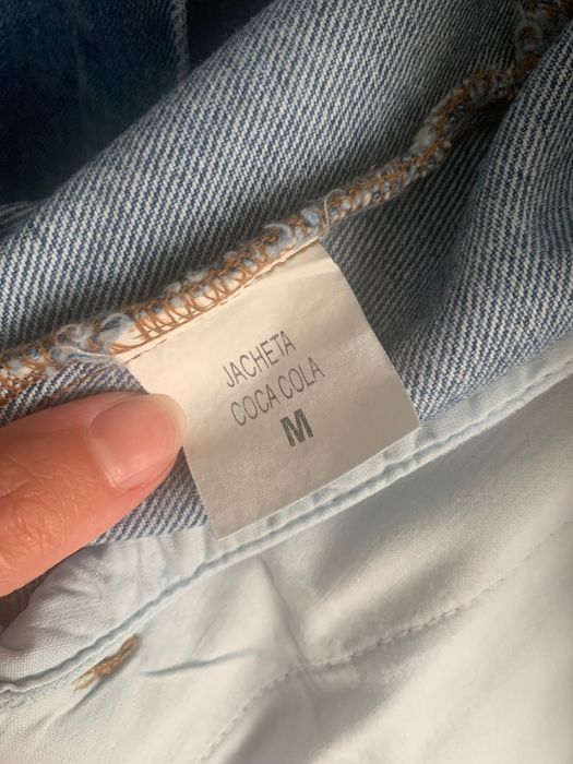 Jacheta denim Coca Cola