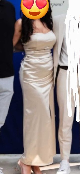 Официална рокля сатен