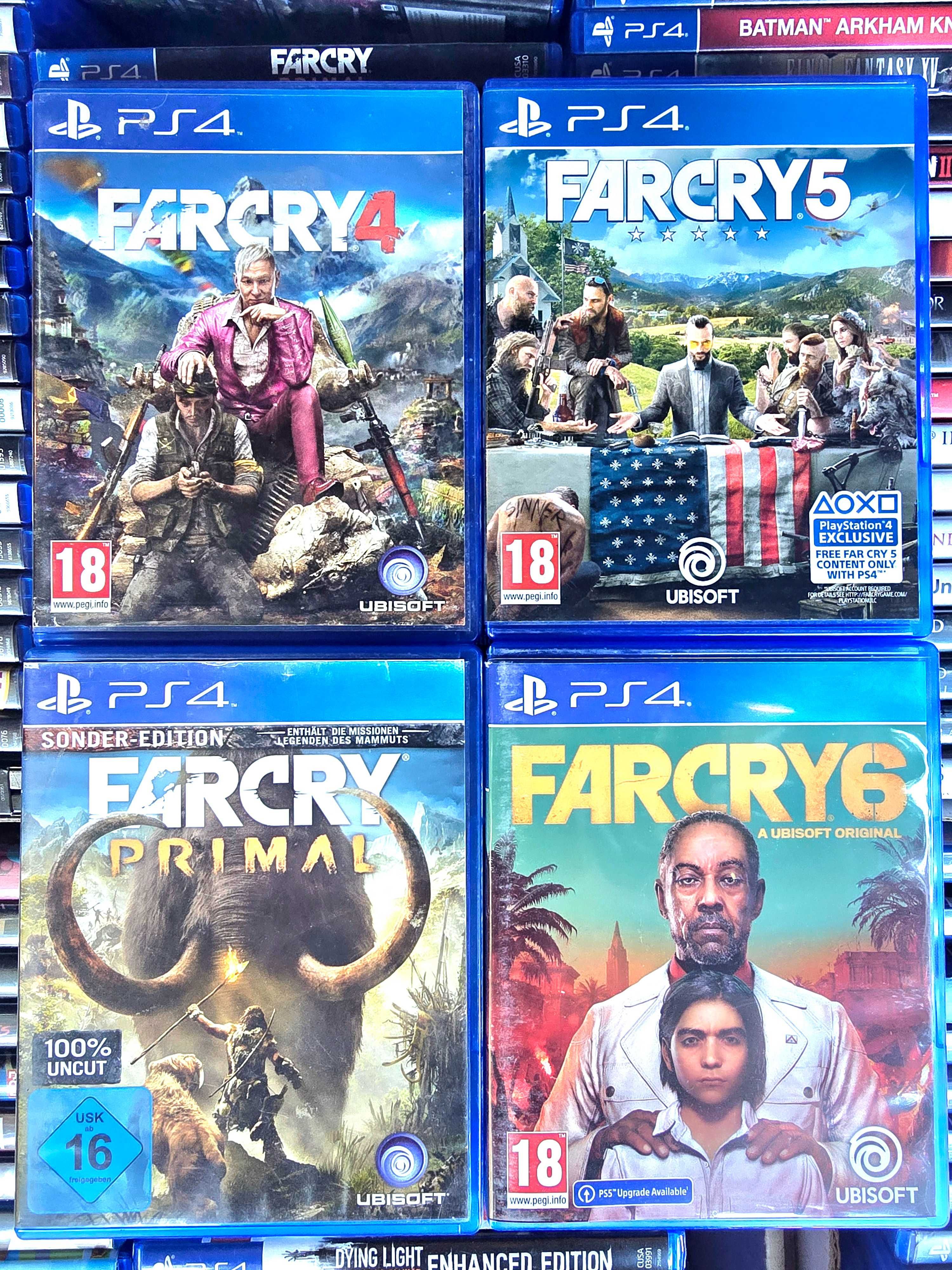 PS4 Far Cry 4 5 6 Primal New down Collection PlayStation