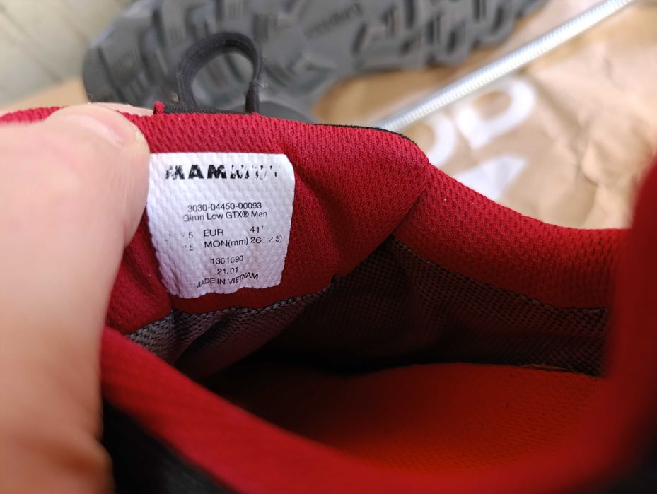 Mammut Girun Low Gore-Tex''оригинални туристически обувки 41 номер