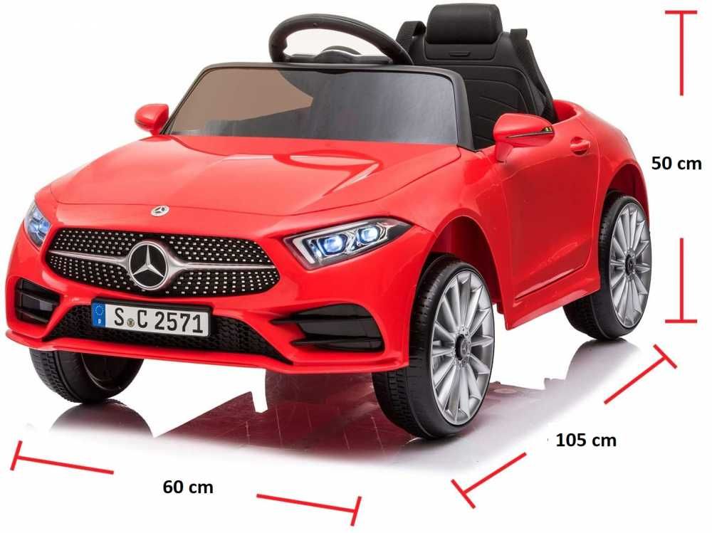 Masinuta electrica 12V cu telecomanda si roti EVA Mercedes CLS350 Red