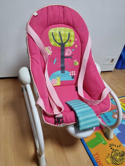 Scaun cantece si vibratii Balansoar copii fata fetita Jane 0-18kg