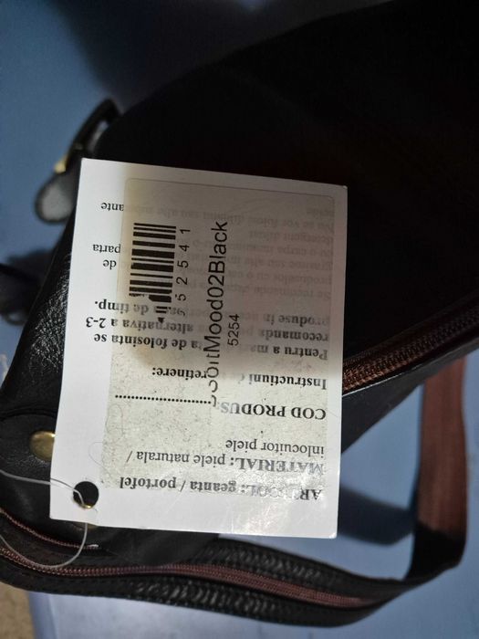 Geanta DASHA / mini rucsac, noua, piele naturala