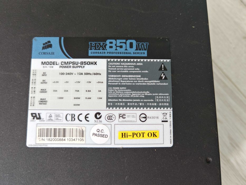 Sursa Corsair CMPSU-850HX
