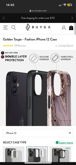 Set huse Burga pt Iphone 12