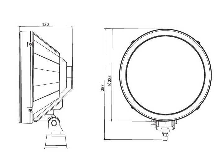 Халоген фар Optimo - H1, LED, DRL, хром рамка