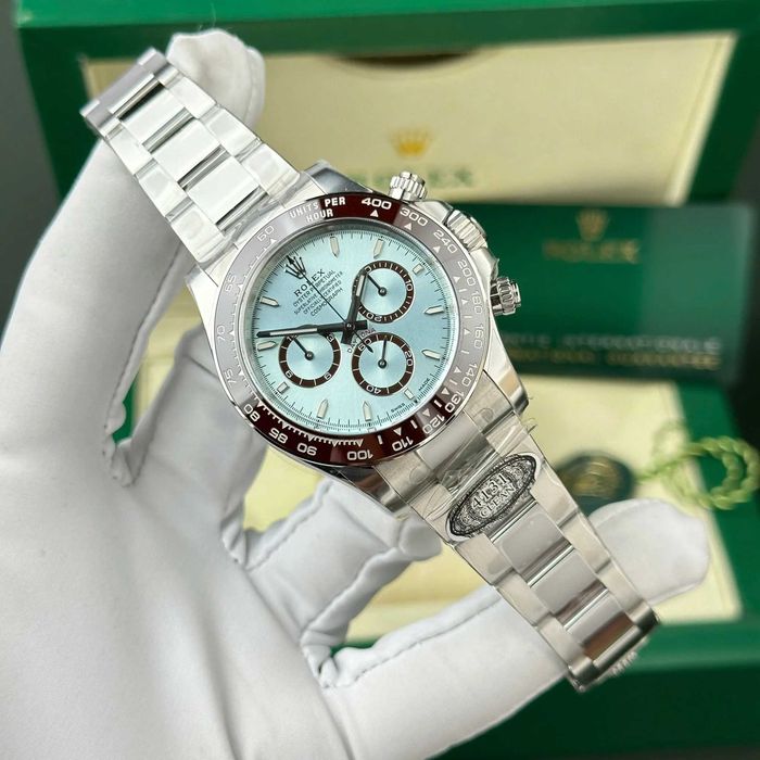 rolex daytona 4131 сребърен/платинен отворен гръб