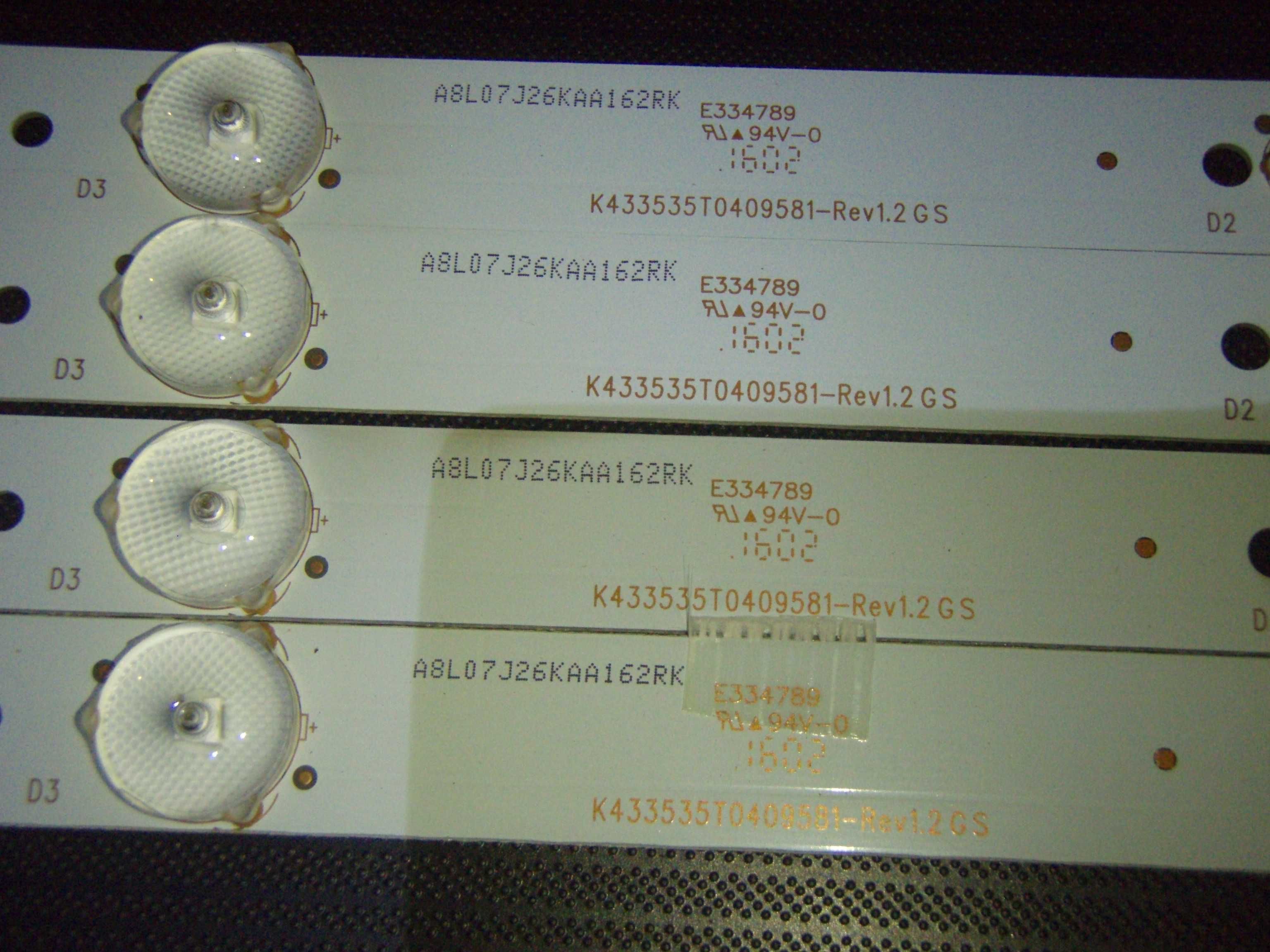 barete LED  K433535T0409581-Rev1.2 GS Tcon HV430FHB-N40 UTOK U43FHD1