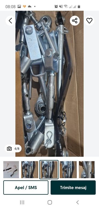 Kit tiranti pentru tractorase de 15- 40 cp