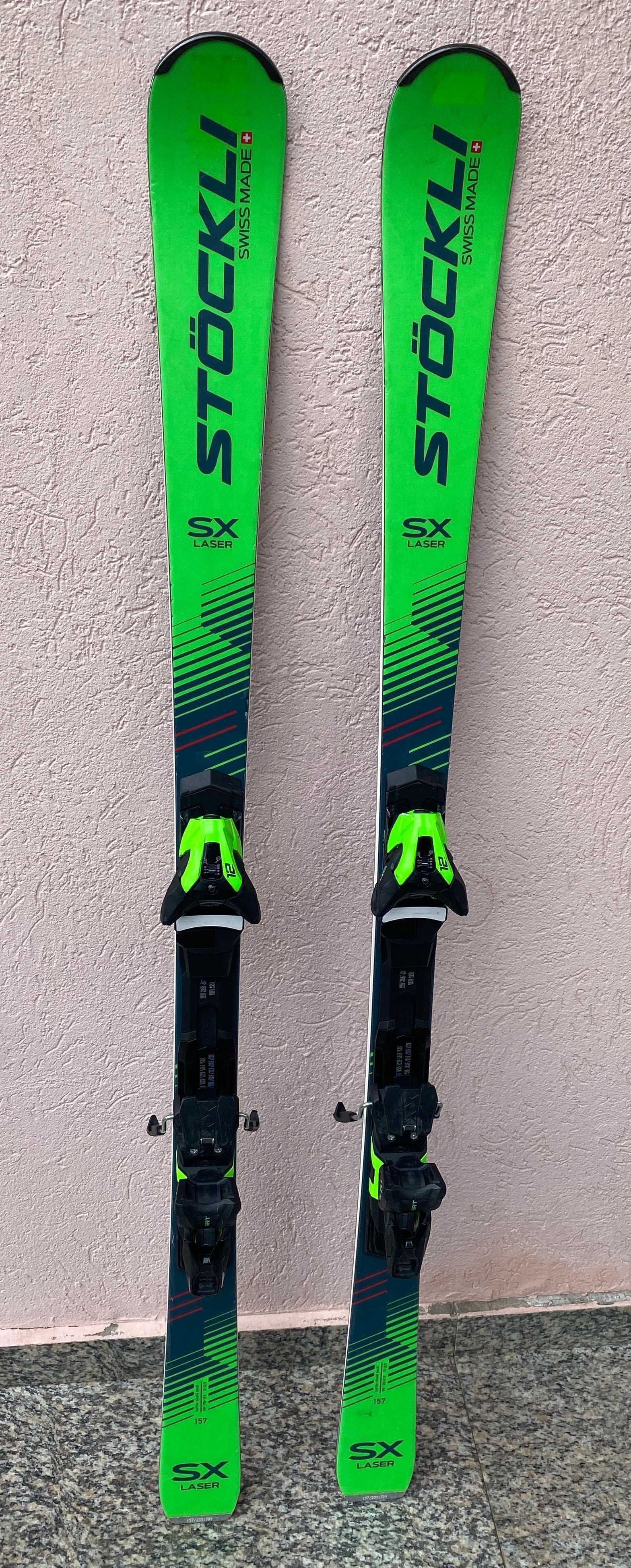 Ski/Schi/Schiuri STOCKLI LASER SX 157 cm + Legaturi SALOMON SRT 12