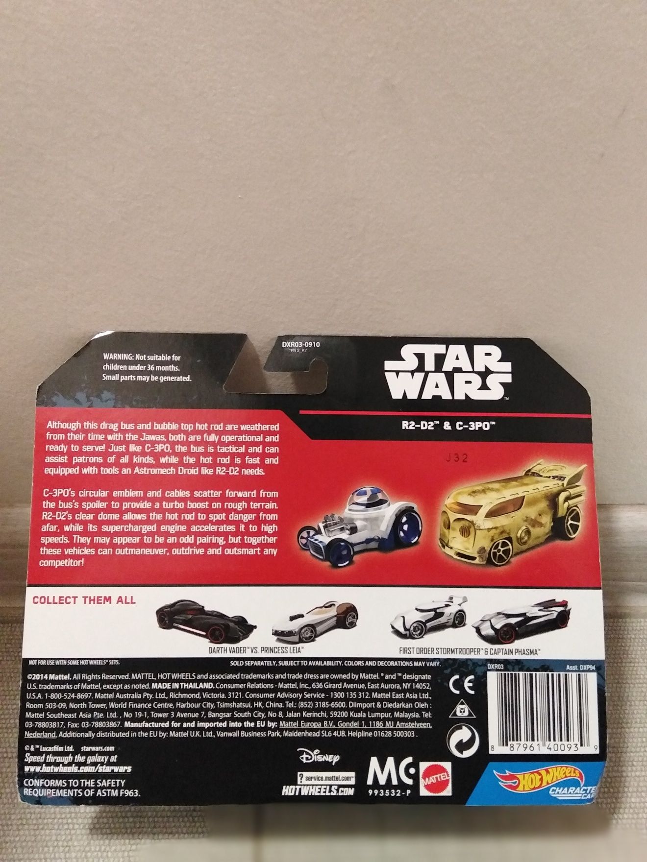 [2014] Star Wars Hot Wheels - R2-D2 & C-3PO