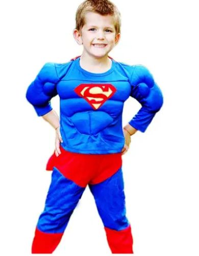 Костюм супермен с мускули,костюми супермен,костюм superman,детски