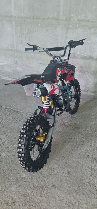 Cross 125cc 17 14 adusa din Germania suspensie reglabila pe gaz
