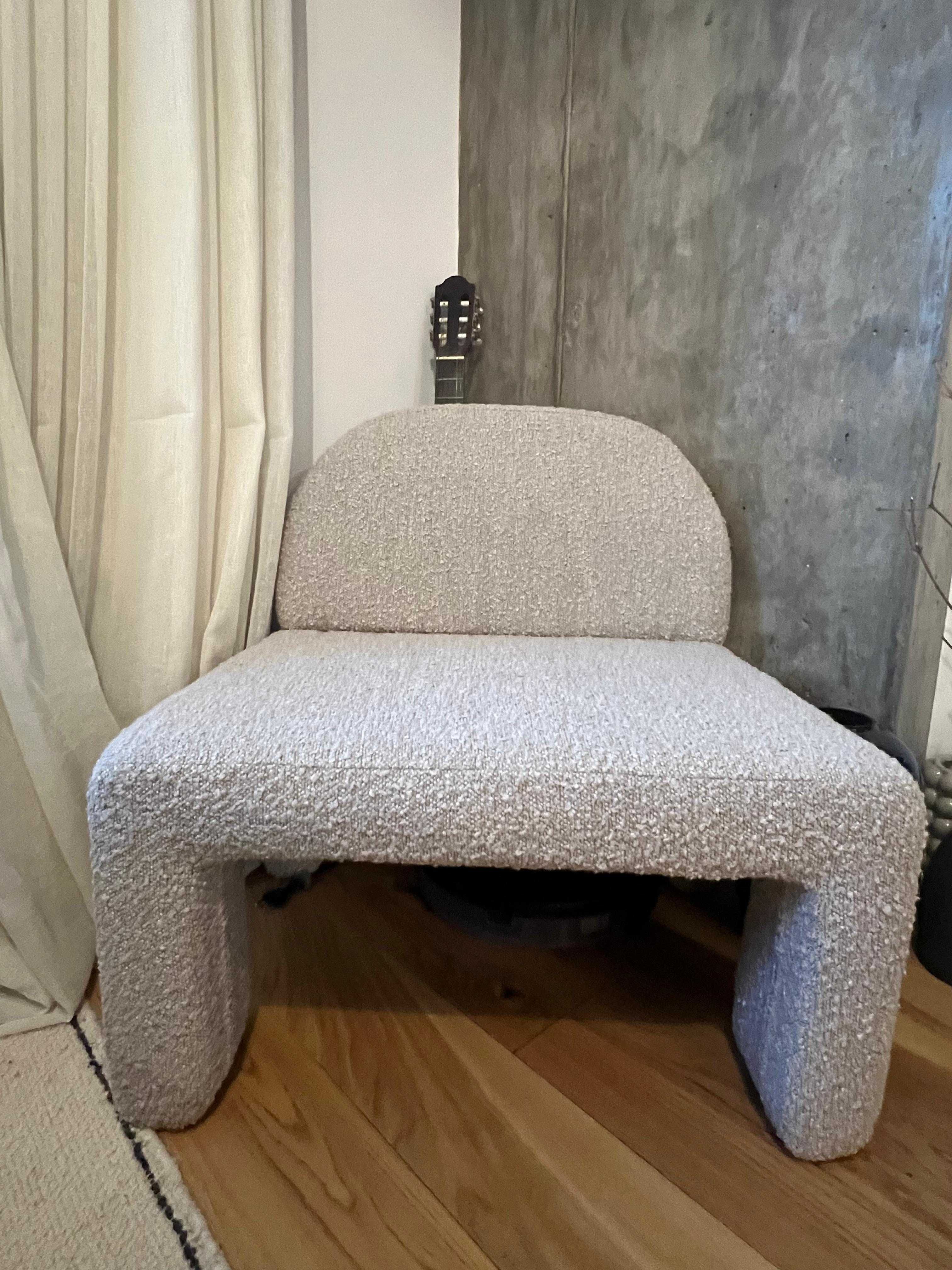 Fotoliu bej boucle H&M