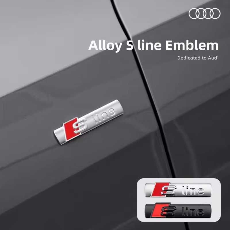 Embleme aripi Sline Emblema Audi Sticker Stema Sigla S line Laterale