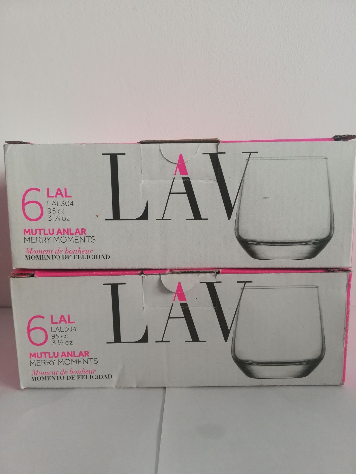 -40% Set 6 pahare 95ml, Made in Turcia, LAV LAL304, Trimit Gratis