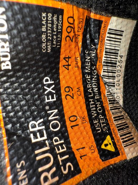 boots burton ruler step on mondo 29 europa 44