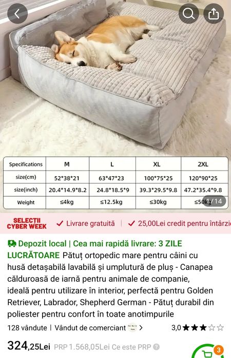 Vand patut  catel talie mare