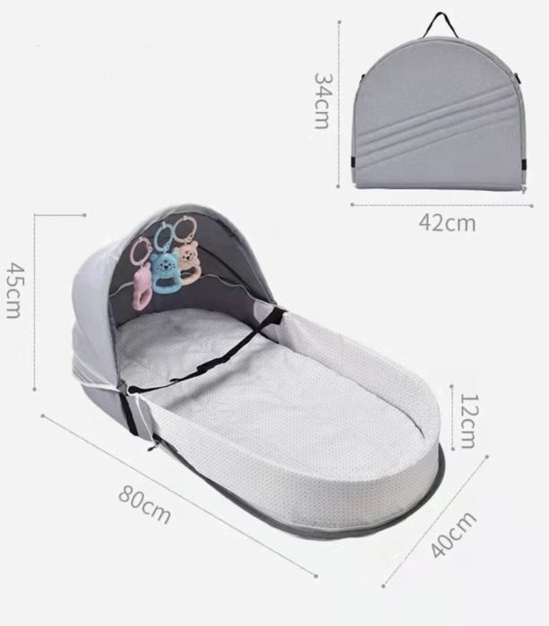 Складной спальный блок для ребенка / НОВЫЙ / Шезлог