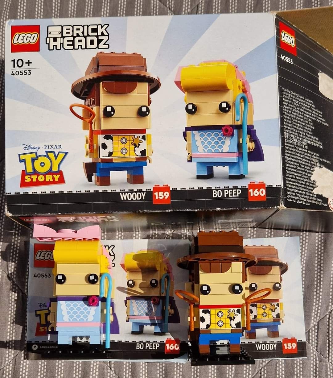 LEGO Brickheadz - Woody si Bo Peep 40553, 296 piese