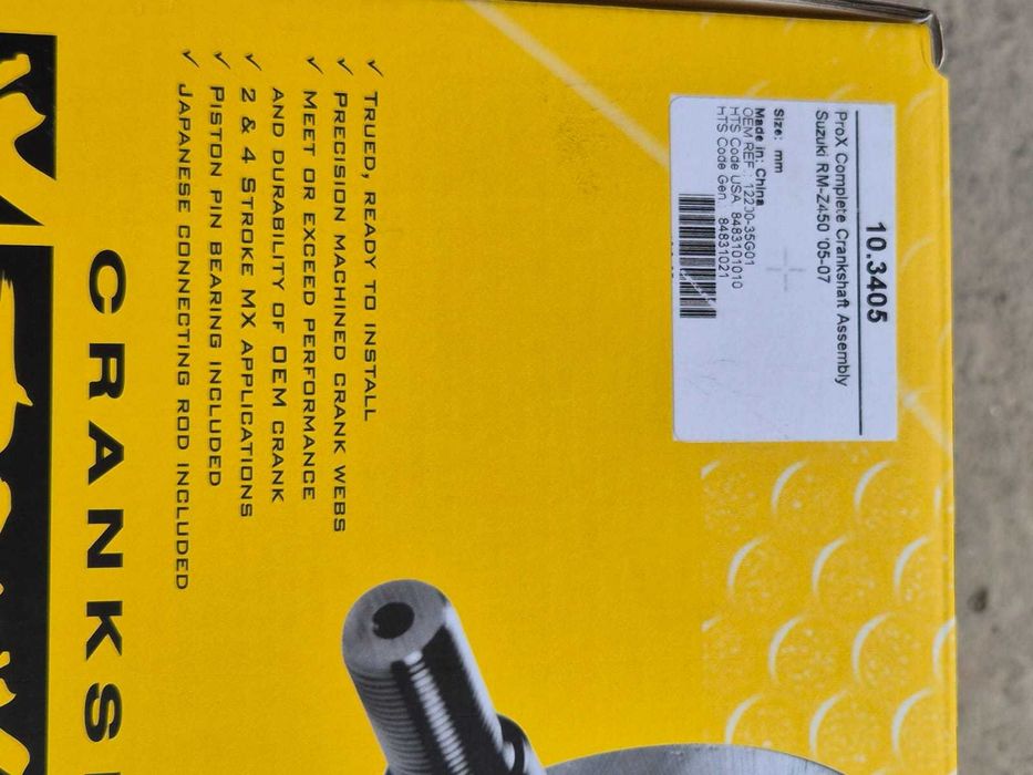 Vand Ambielaj si rulmenți pentru Suzuki RMZ Dirt BIke 2005-2007