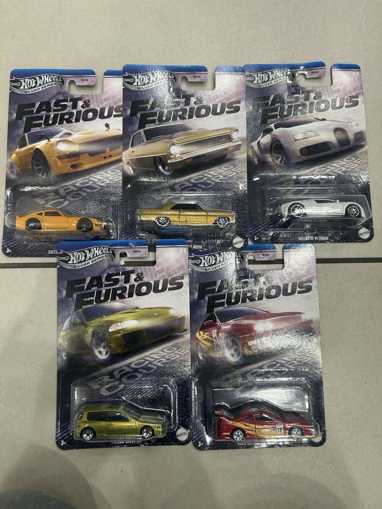 HotWheels колекция колички Fast and Furious