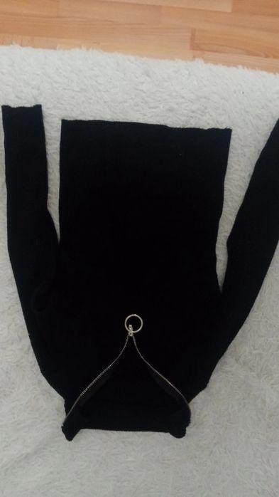 водолазка чёрная на замке