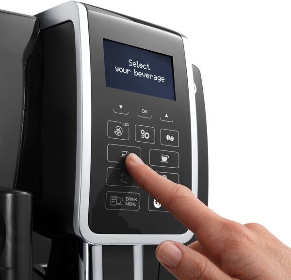 Автоматическая кофемашина DeLonghi Dinamica ECAM 350.55. B, черный