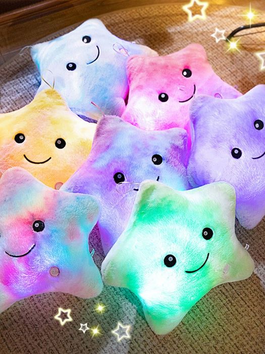 Ночник подушка LED, мягкая игрушка светильник для детей и интерьера де