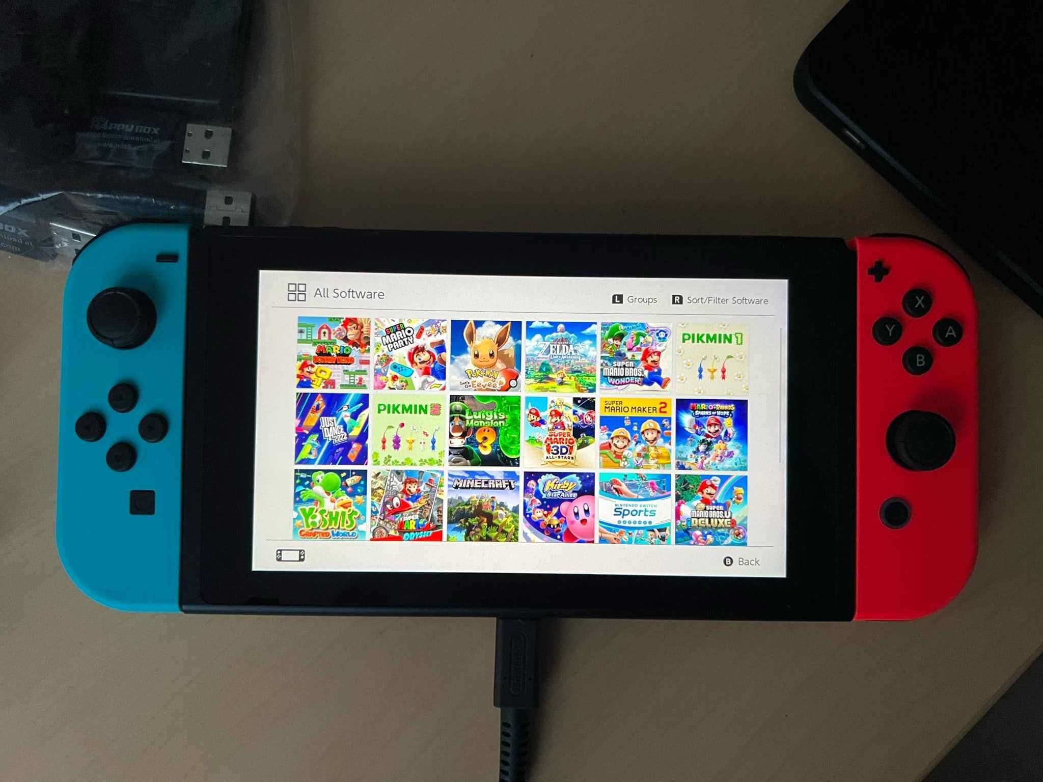 Serviciu Modare Nintendo Switch OLED V1 V2 Lite+instalare 22 jocuri