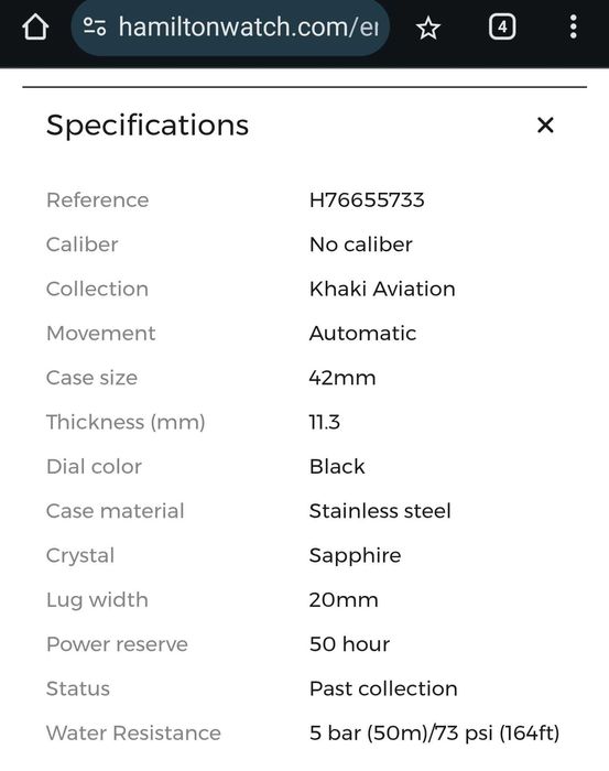 Ceas Hamilton Khaki Aviation QNE Automatic