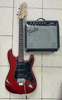 Китара и кубе Fender Squire - Frontman 15G