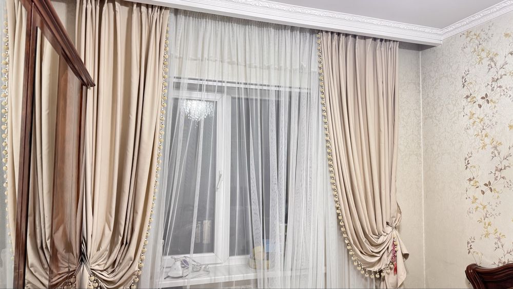 Шторы/тюль по выгодной цене, в идеальном состоянии