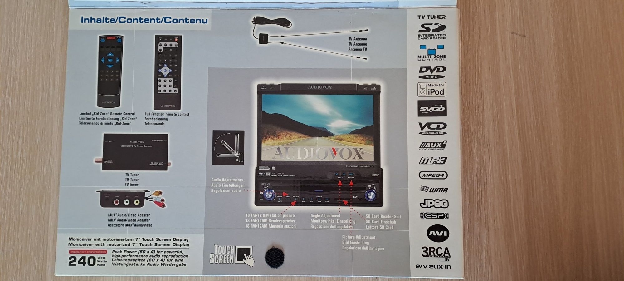 Unitate multimedia NOUA Audiovox VME 9510TS