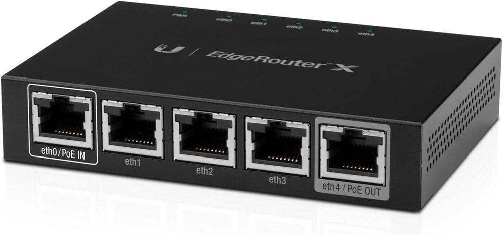 Маршрутизатор Ubiquiti  EdgeRouter X (модель ER-X)