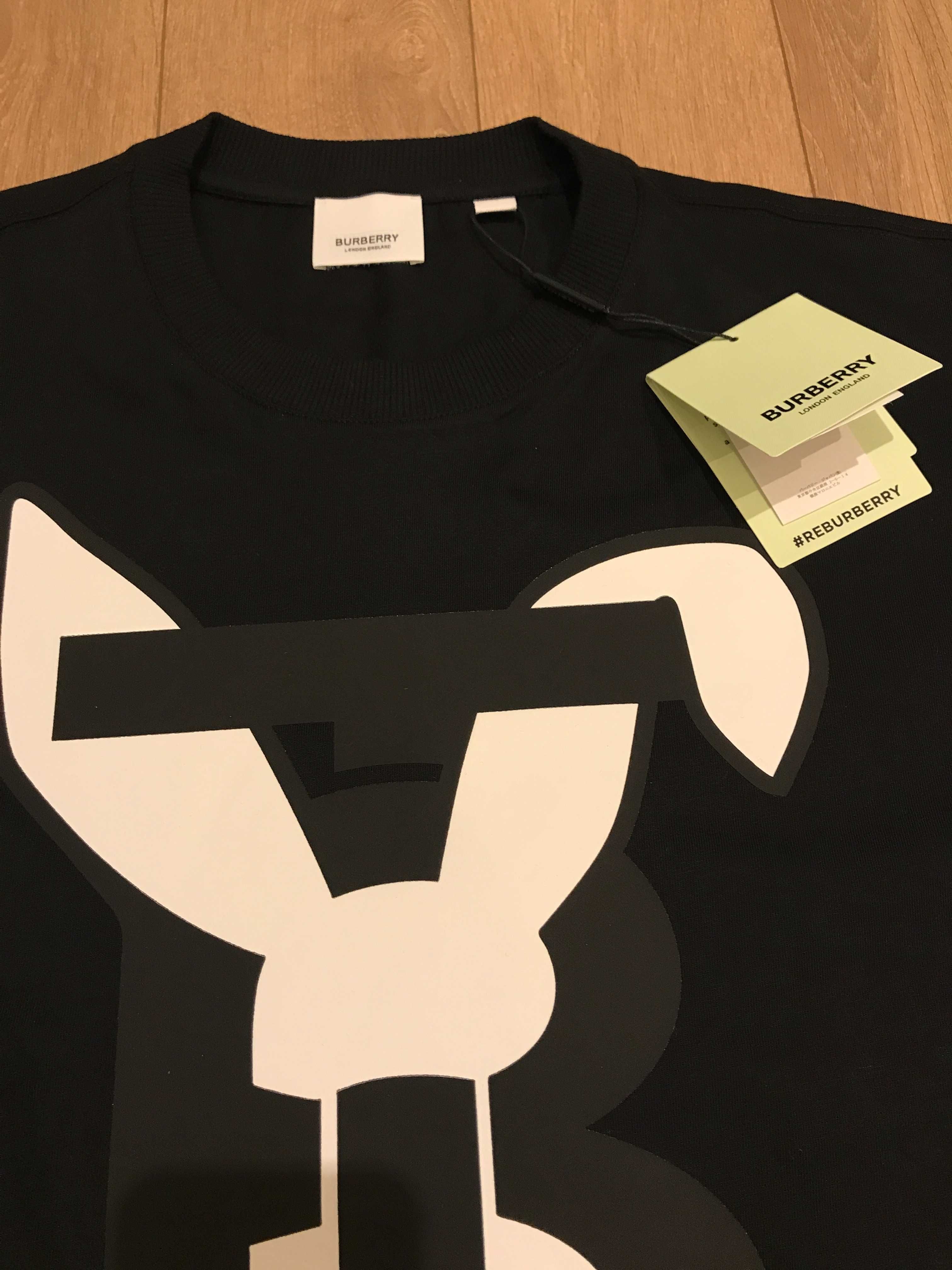 BURBERRY, Rabbit,ОРИГИНАЛНА тениска, oversized, размери: S, M и L