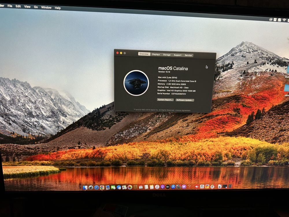 Mac mini A1347 late 2014 cu ssd