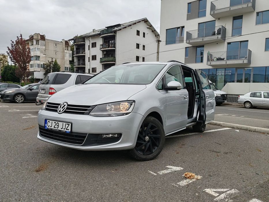 Volkswagen Sharan DSG, 7 locuri, Tempomat, km 100 % reali, carte service