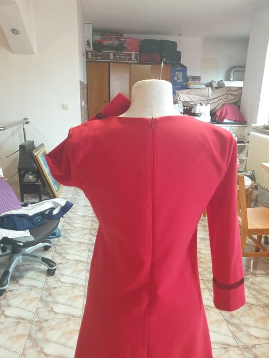 Rochie rosie dama m36