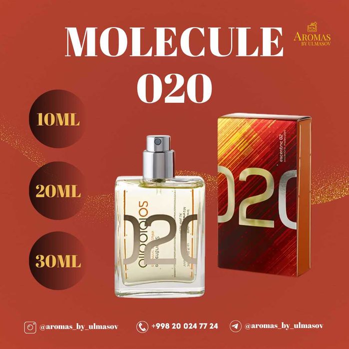 MOLECULE 020 – uniseks atir (erkaklar va ayollar uchun)