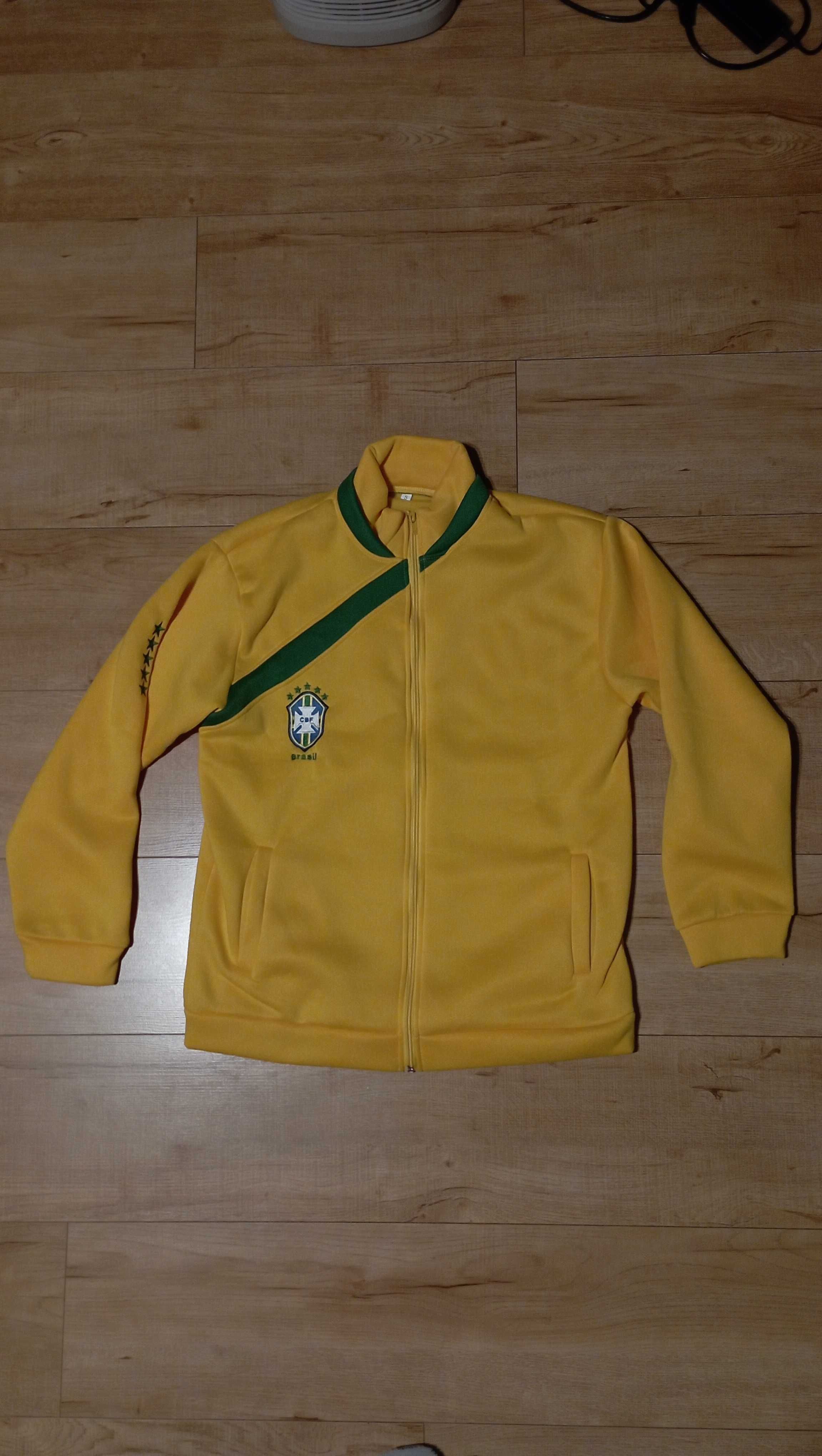 Brazil football zip up unisex