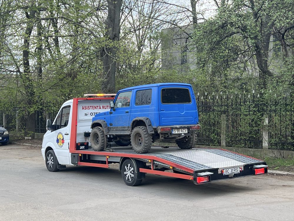 Tractări auto Bacău ~ Non-Stop ~ Platformă auto ~ Asistentă rutieră
